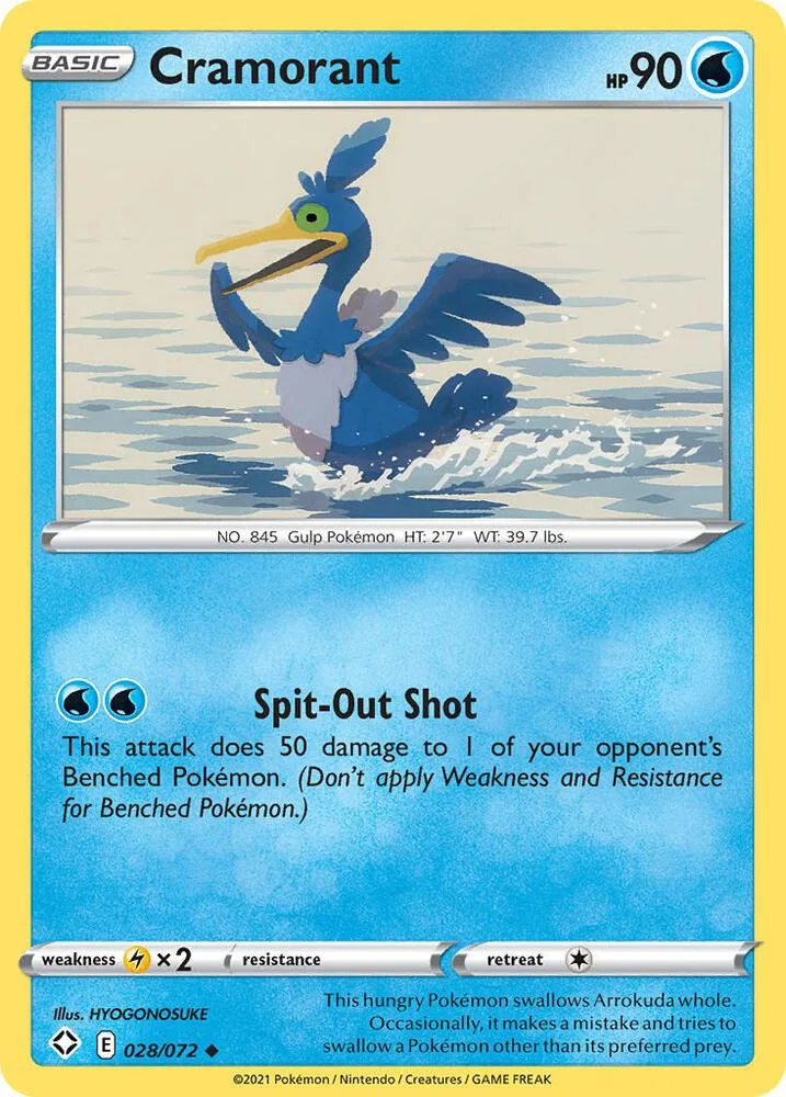 Cramorant card front