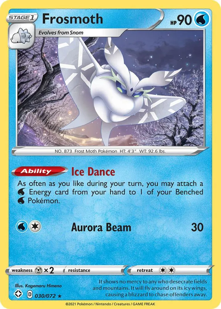 Frosmoth card front
