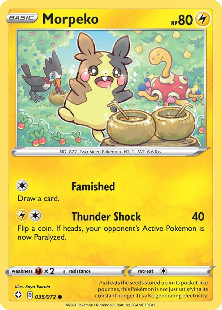 Morpeko card front