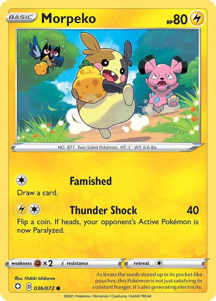 Morpeko card front