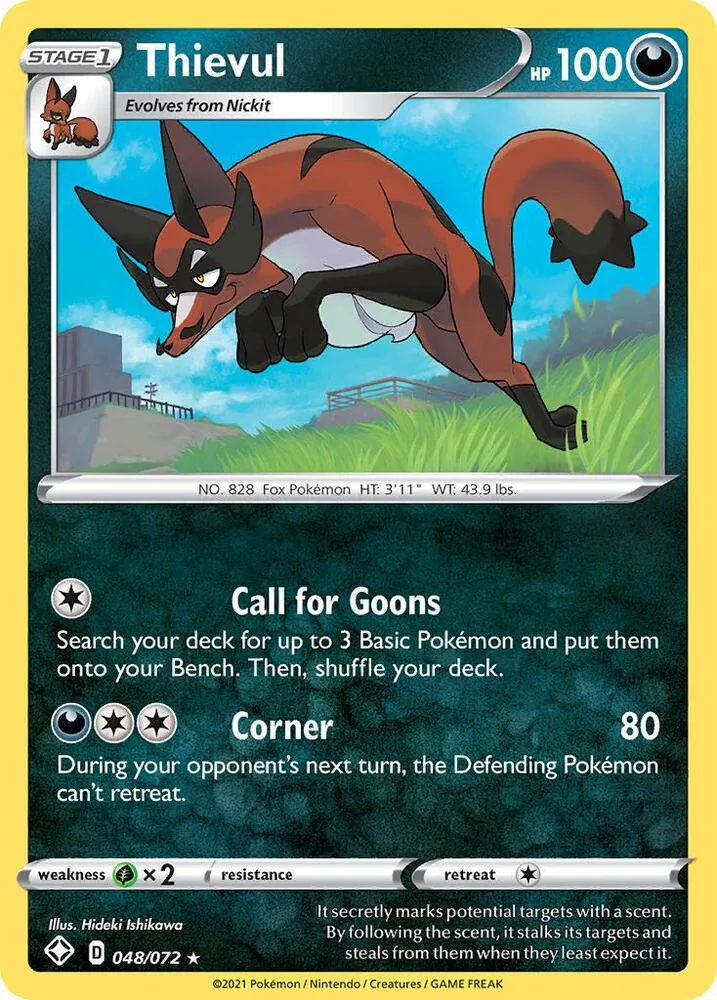 Thievul card front