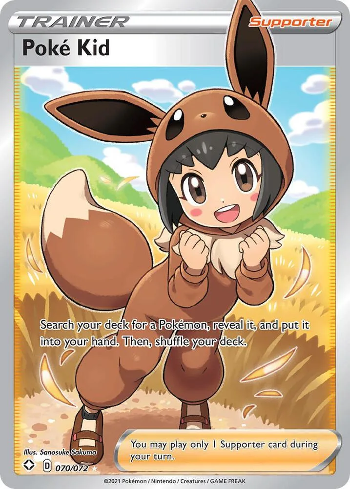Poke Kid (Full Art) Holofoil card