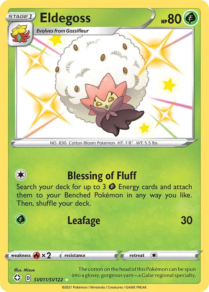 Eldegoss card front