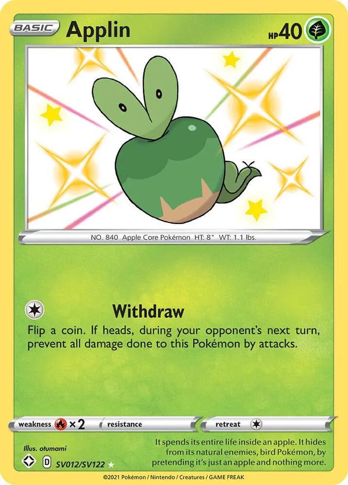 Applin card front