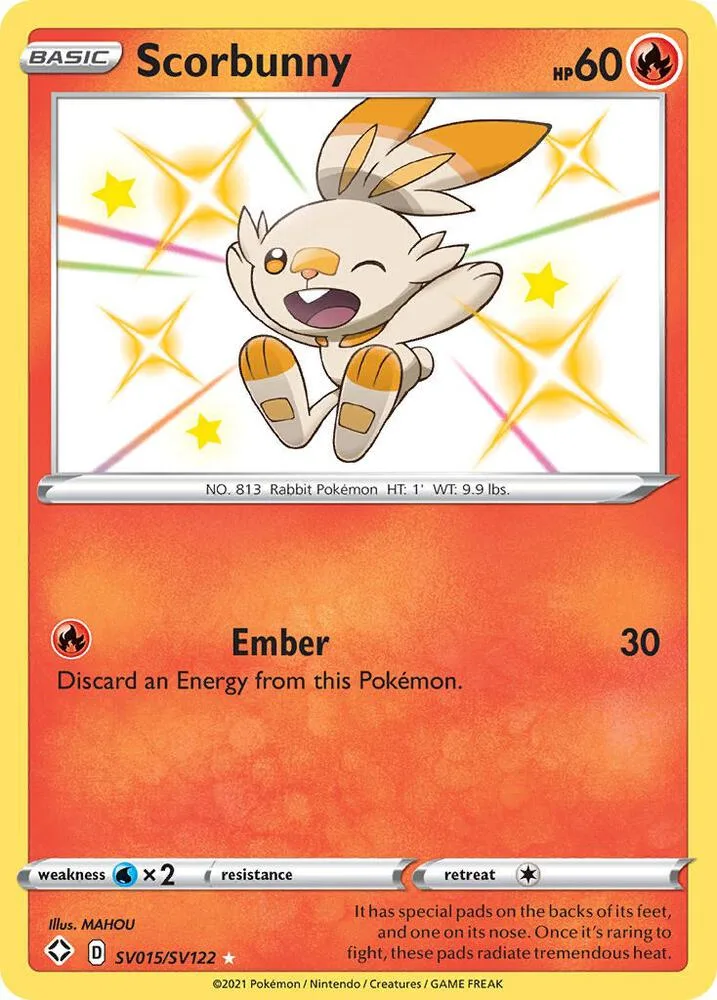 Scorbunny card front