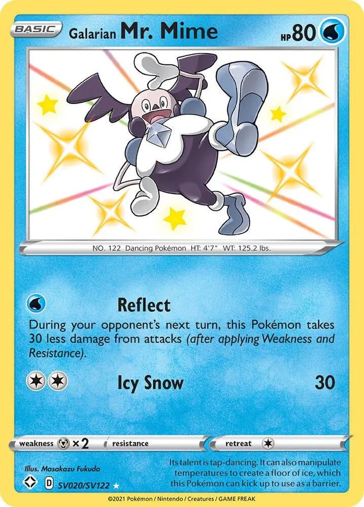 Galarian Mr. Mime card front