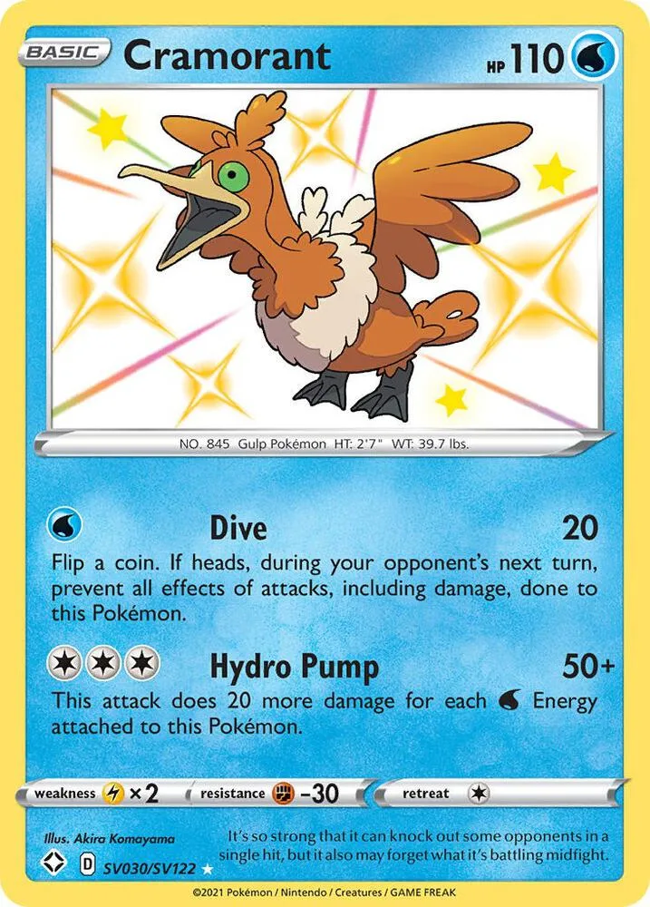 Cramorant card front
