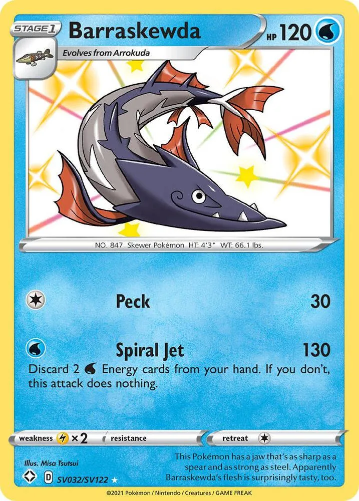 Barraskewda card front