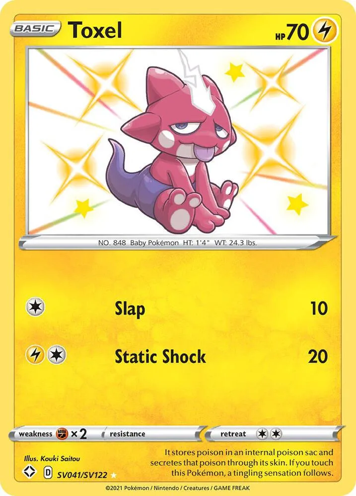 Toxel card front
