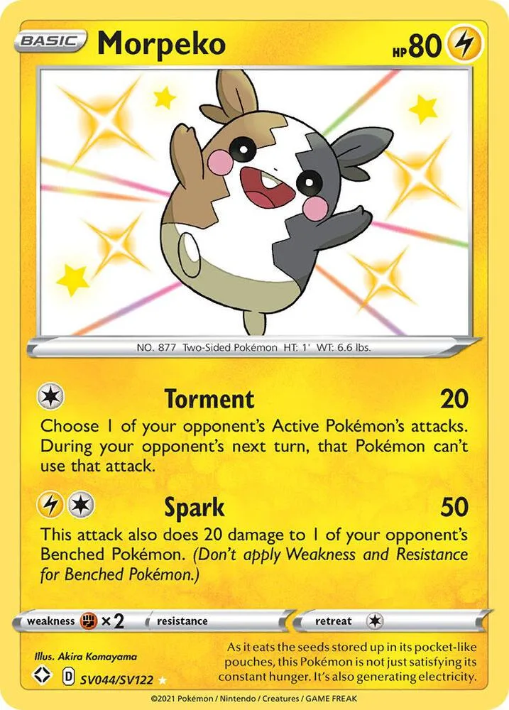 Morpeko card front