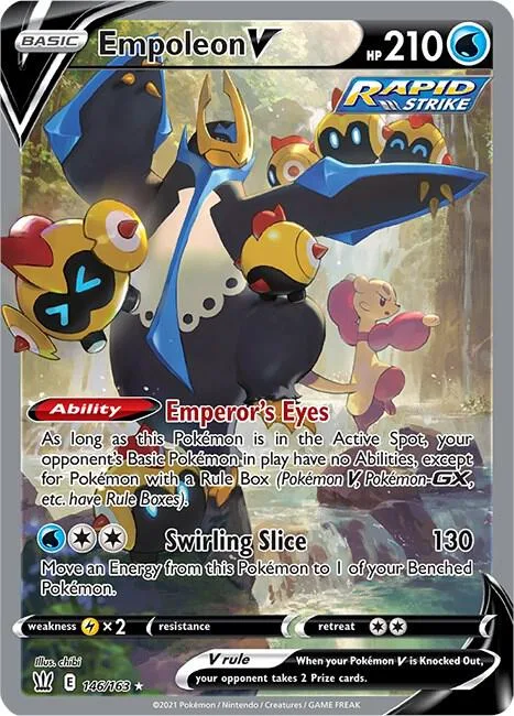 Empoleon V (Alternate Full Art) Holofoil card