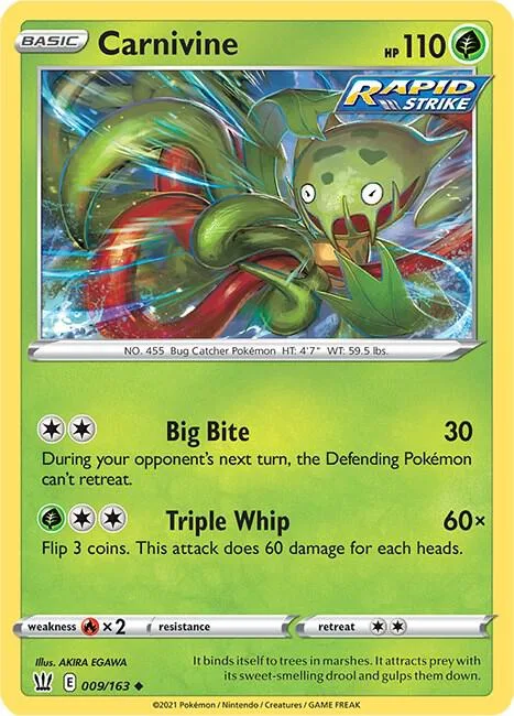 Carnivine card front