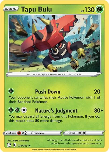Tapu Bulu card front