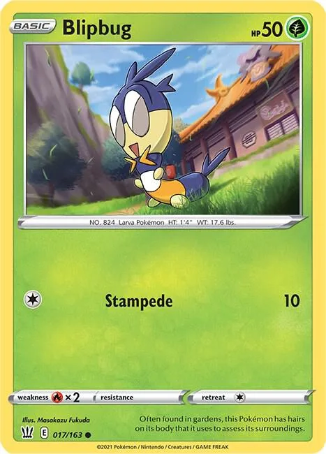 Blipbug card front