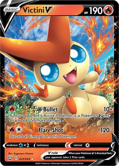 Victini V card front
