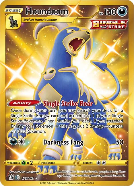 Houndoom (Secret) Holofoil card