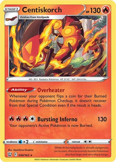 Centiskorch card front