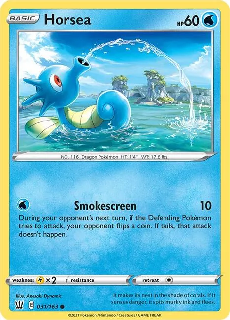 Horsea card front