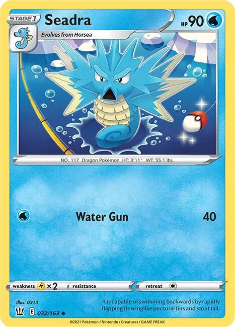 Seadra card front