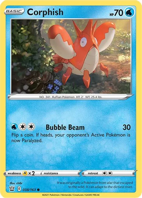 Corphish card front
