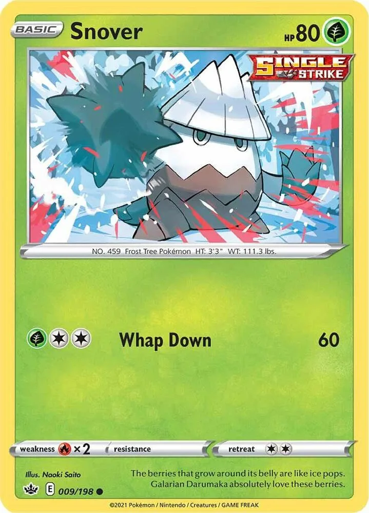 Snover card front
