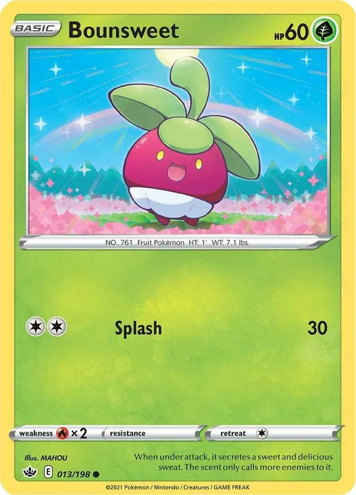 Bounsweet card front