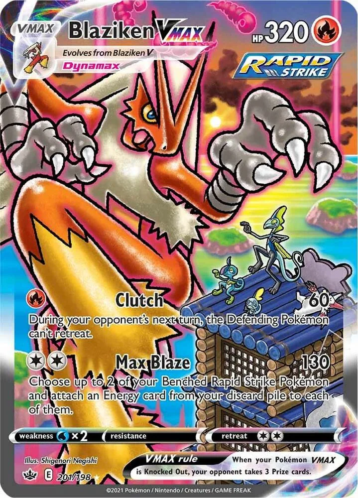 Blaziken VMAX (Alternate Art Secret) Holofoil card