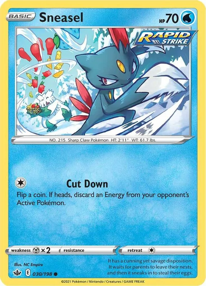 Sneasel card front