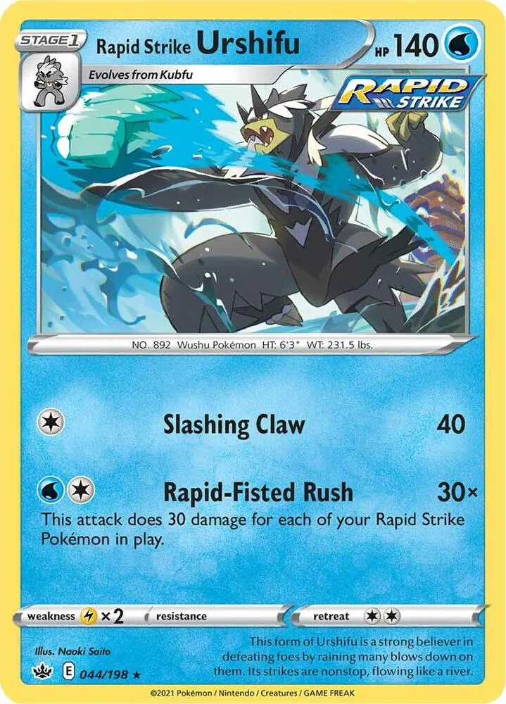 Rapid Strike Urshifu card front
