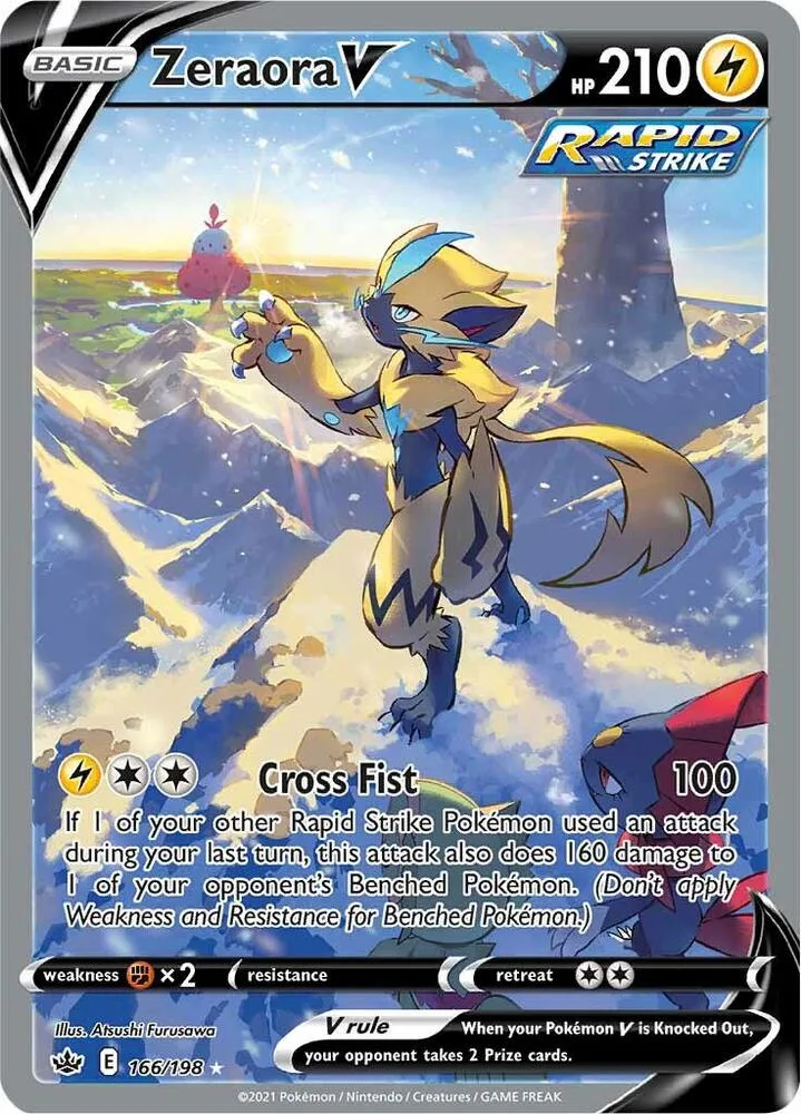 Zeraora V (Alternate Full Art) Holofoil card