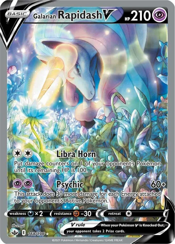Galarian Rapidash V (Alternate Full Art) Holofoil card