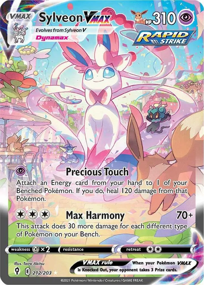 Sylveon VMAX (Alternate Art Secret) Holofoil card
