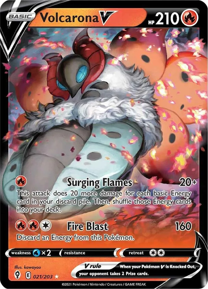 Volcarona V card front