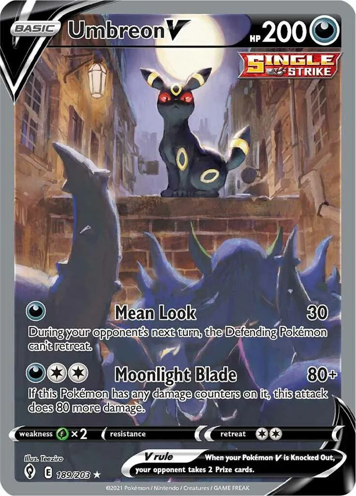 Umbreon V (Alternate Full Art) Holofoil card