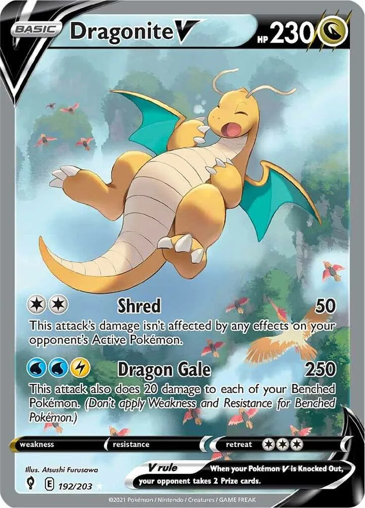 Dragonite V (Alternate Full Art) Holofoil card