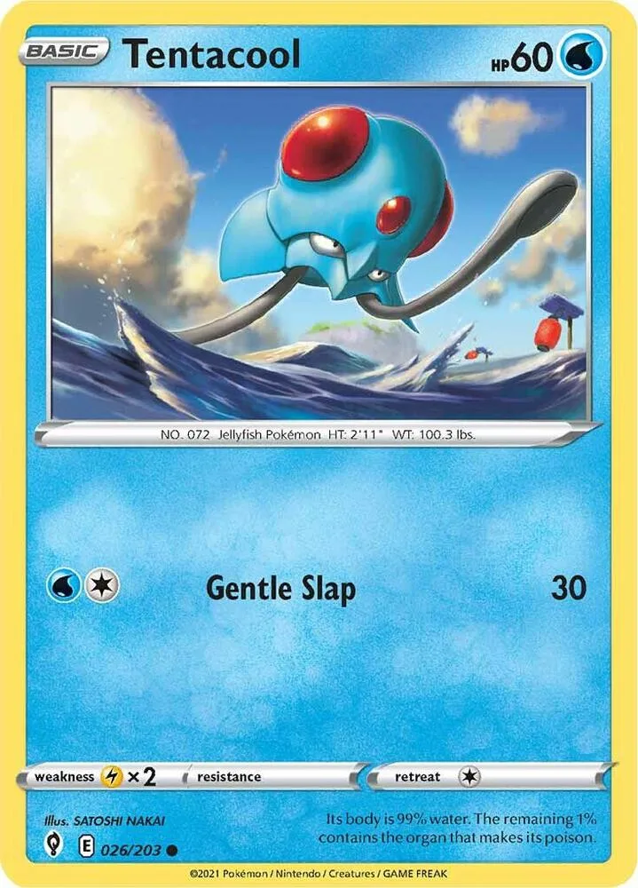 Tentacool card front