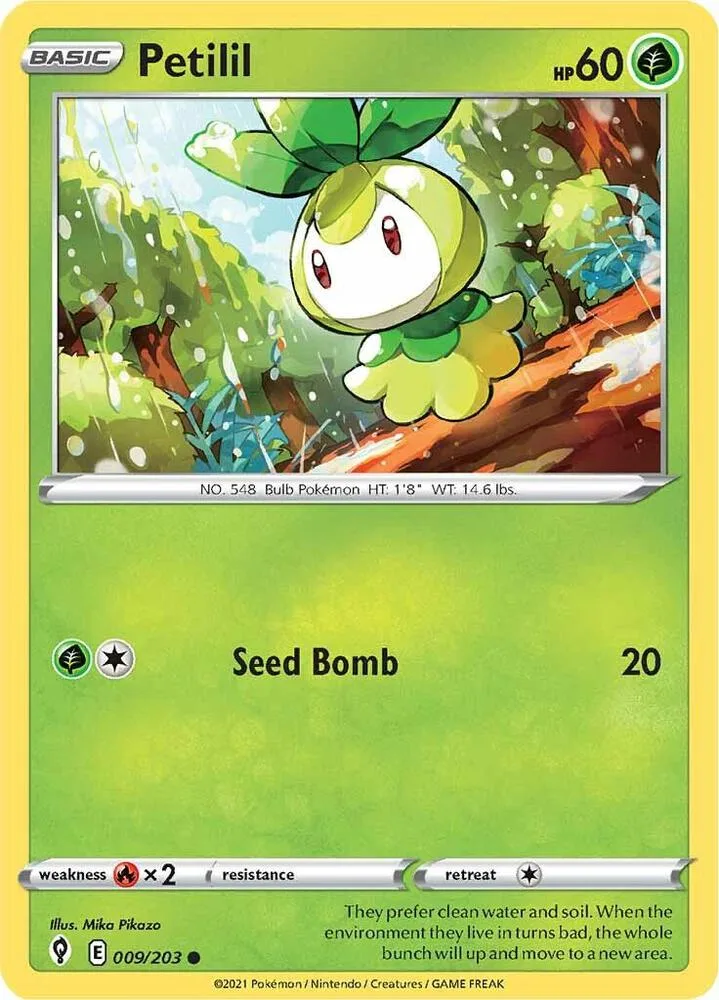 Petilil card front