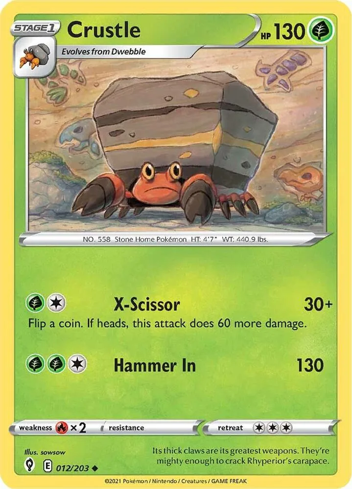 Crustle card front