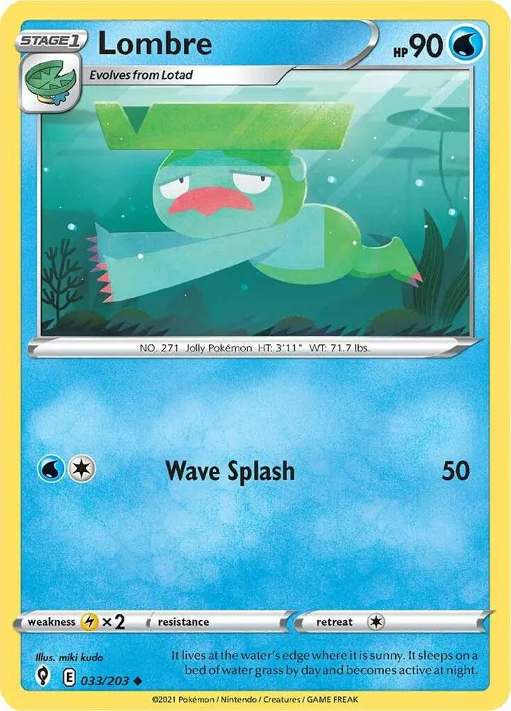 Lombre card front