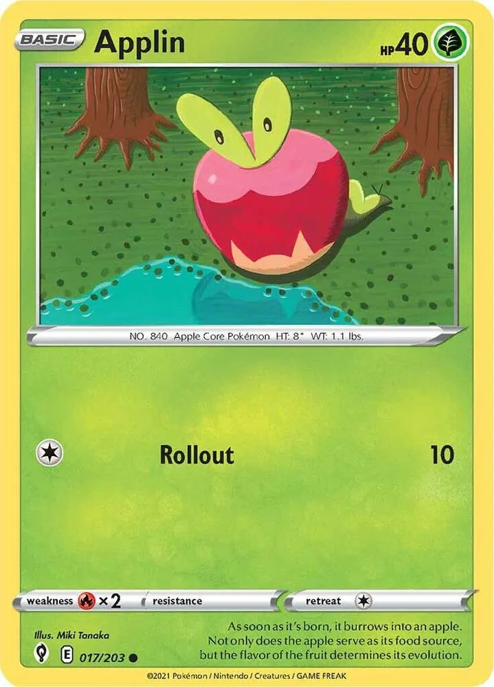 Applin card front