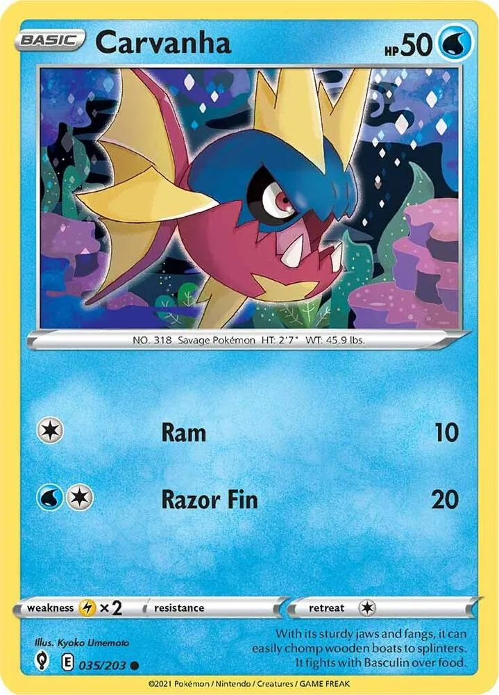 Carvanha card front