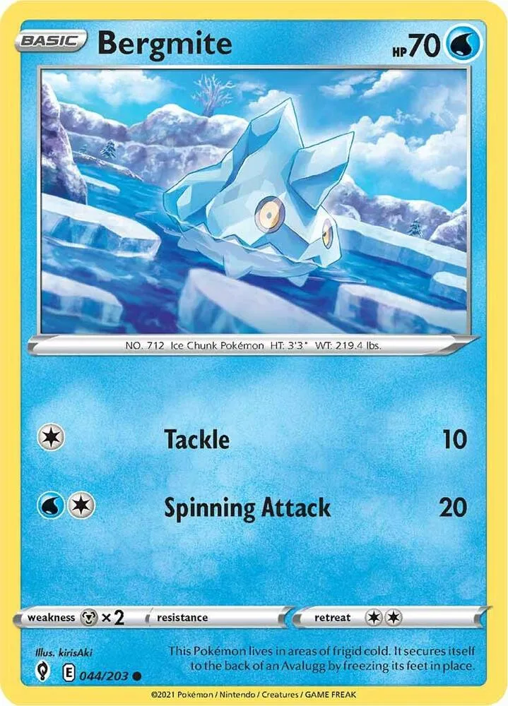 Bergmite card front