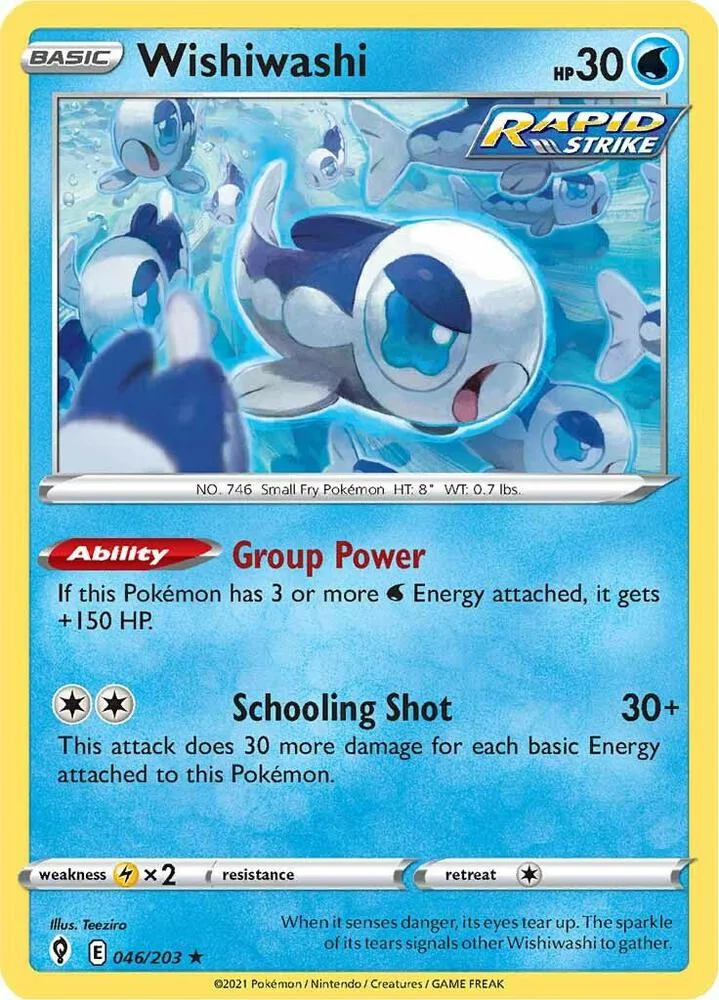 Wishiwashi card front