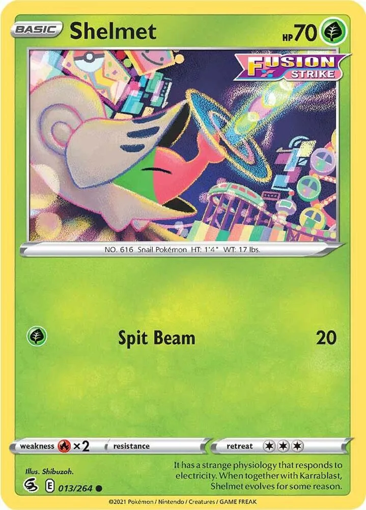 Shelmet card front