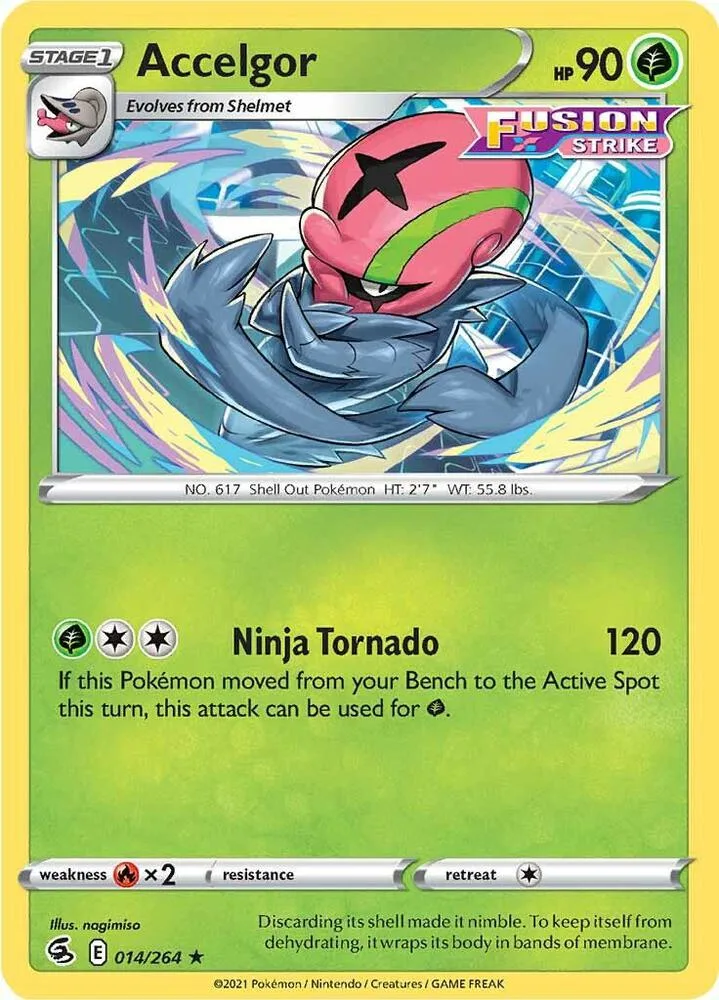 Accelgor card front
