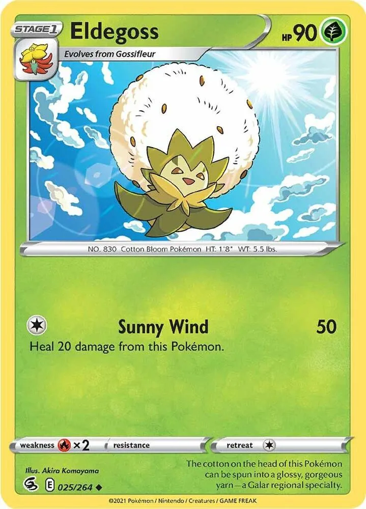Eldegoss card front