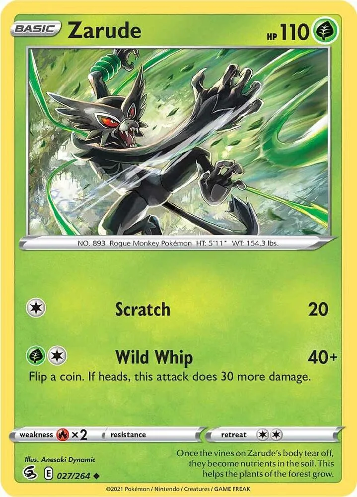 Zarude card front