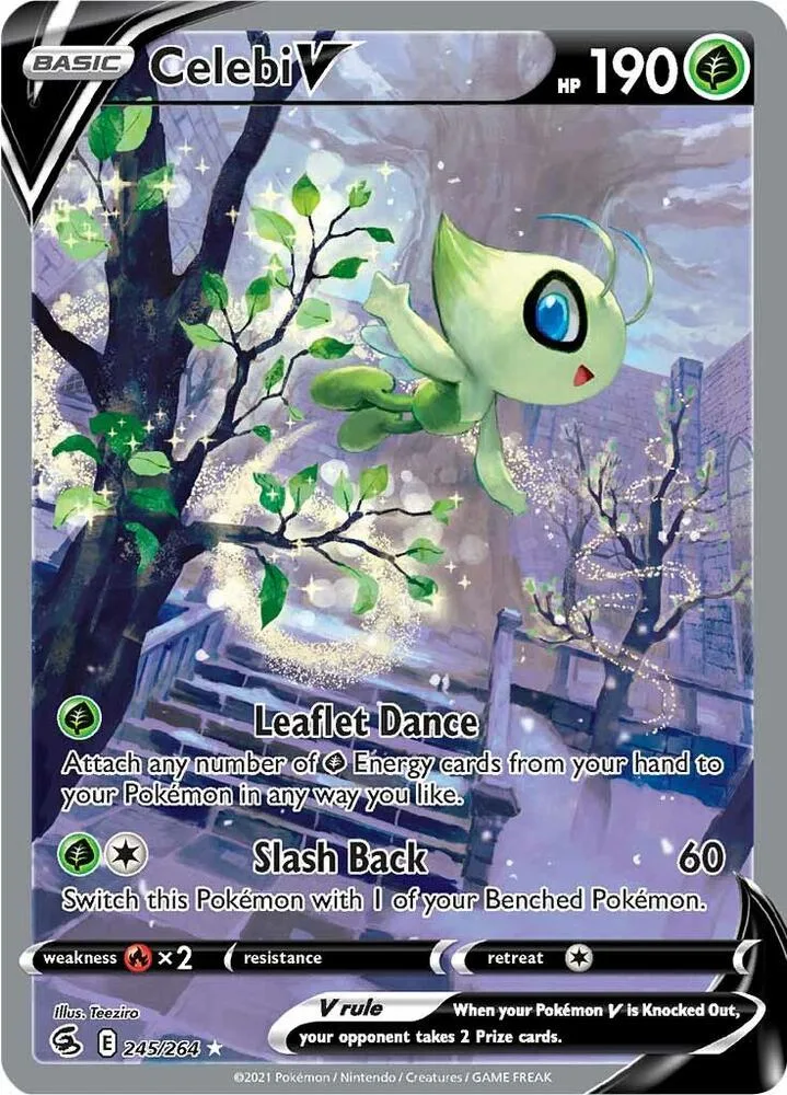 Celebi V (Alternate Full Art) Holofoil card