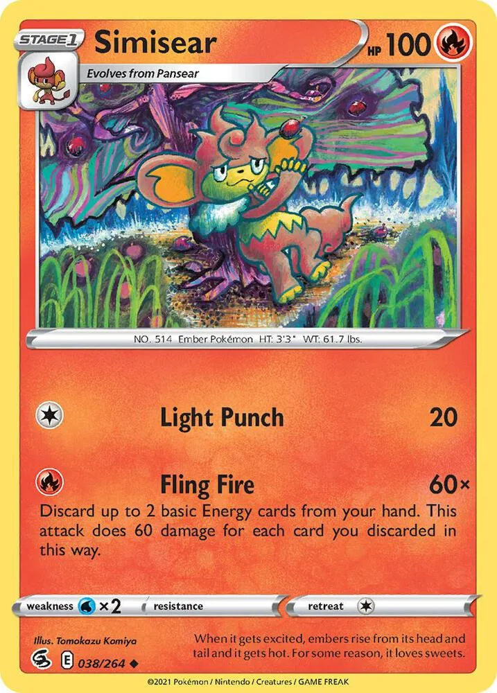 Simisear card front