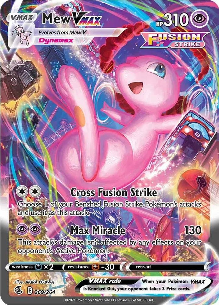 Mew VMAX (Alternate Art Secret) Holofoil card